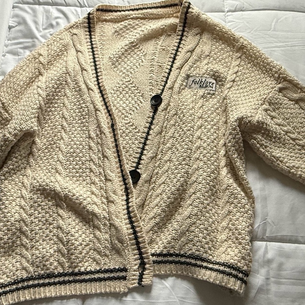 Taylor Swift Official FOLKLORE PATCH Cardigan